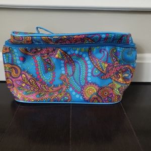 Graphic print 70s design case NWOT. Great as pencil case.